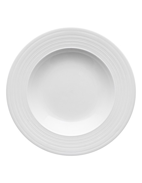Beauty Home Πιάτο πορσελάνης βαθύ Sensations Art 7706 Φ24 Λευκό