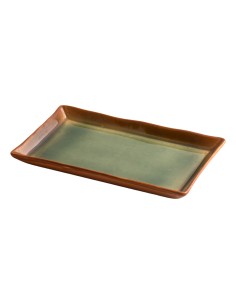 Beauty Home Πιατέλα πορσελάνης Gaia Αrt 7701-1 19x12 Πράσινη 2