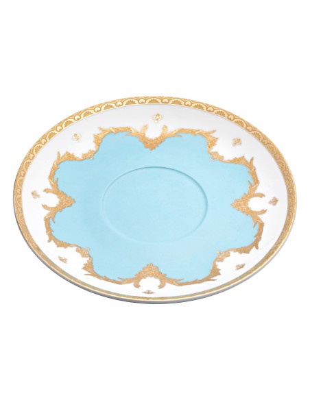Beauty Home Σετ τσαγιού πορσελάνης 13τμχ Eternal Art 7713 Γαλάζιο