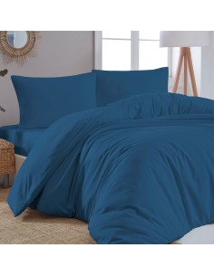 Beauty Home Παπλωματοθήκη υπέρδιπλη μονόχρωμη Art 1999 230x250 Μπλε