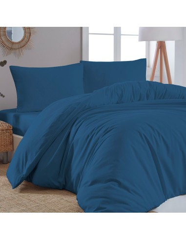 Beauty Home Παπλωματοθήκη υπέρδιπλη μονόχρωμη Art 1999 230x250 Μπλε