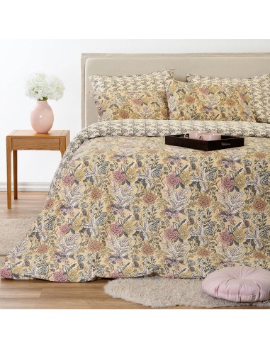 ΠΑΠΛΩΜΑ ΥΠΕΡΔΙΠΛΟ EDUARDA BEIGE ULTRA LINE (220X240)