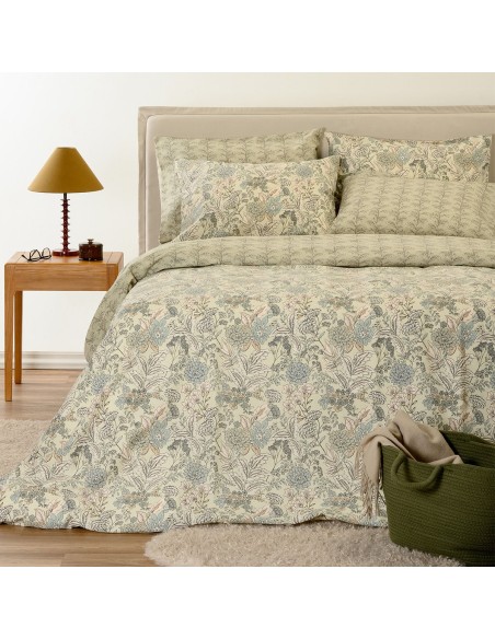 ΠΑΠΛΩΜΑ ΥΠΕΡΔΙΠΛΟ EDUARDA OLIVE/AQUA ULTRA LINE (220X240)