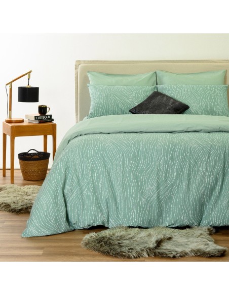 ΠΑΠΛΩΜΑ ΥΠΕΡΔΙΠΛΟ BROOKE AQUA CASUAL LINE (220X240)