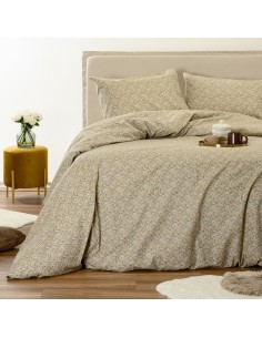ΣΕΤ ΣΕΝΤΟΝΙΑ ΦΑΝΕΛΕΝΙΑ ΜΟΝΑ (Λ) ELSA BEIGE (100Χ200+32)