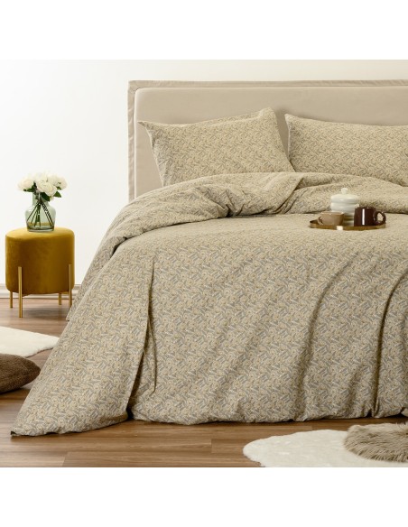 ΣΕΤ ΣΕΝΤΟΝΙΑ ΦΑΝΕΛΕΝΙΑ ΥΠΕΡΔΙΠΛΑ ELSA BEIGE (235X270)