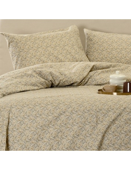 ΣΕΤ ΣΕΝΤΟΝΙΑ ΦΑΝΕΛΕΝΙΑ ΥΠΕΡΔΙΠΛΑ ELSA BEIGE (235X270)