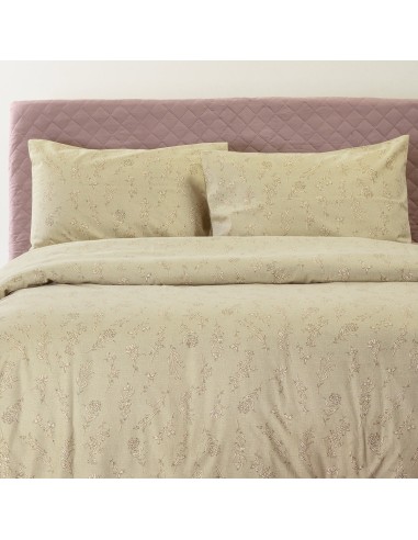 ΣΕΤ ΣΕΝΤΟΝΙΑ ΦΑΝΕΛΕΝΙΑ ΥΠΕΡΔΙΠΛΑ (Λ) BIANCA BEIGE (160Χ200+32)
