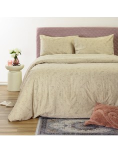ΠΑΠΛΩΜΑΤΟΘΗΚΗ ΦΑΝΕΛΕΝΙΑ ΥΠΕΡΔΙΠΛΗ BIANCA BEIGE (225X245)