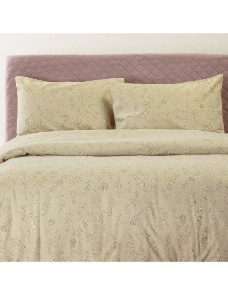 ΣΕΝΤΟΝΙ (ΣΕΤ 3 ΤΕΜ.) 180Χ200+32 BIANCA BEIGE WINTER LINE MINI