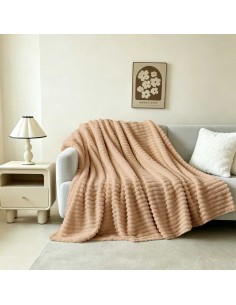 ΓΟΥΝΙΝΗ ΚΟΥΒΕΡΤΑ ΚΑΝΑΠΕ PERSA BEIGE (100X150)