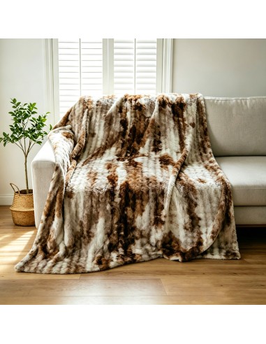 ΓΟΥΝΙΝΗ ΚΟΥΒΕΡΤΑ ΚΑΝΑΠΕ ONYX BROWN (100X150)