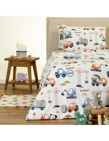 ΣΕΤ ΣΕΝΤΟΝΙΑ ΦΑΝΕΛΕΝΙΑ ΜΟΝΑ (Λ) BOB WHITE (100X200+32) WINTER LINE KIDS