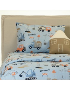 ΣΕΤ ΜΑΞΙΛΑΡΟΘΗΚΕΣ ΦΑΝΕΛΕΝΙΕΣ BOB BLUE (53X72) WINTER LINE KIDS