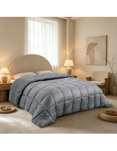 ΚΟΥΒΕΡΤΟΠΑΠΛΩΜΑ KING SIZE SHELBY GREY (240X260)