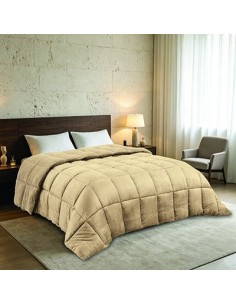 ΚΟΥΒΕΡΤΟΠΑΠΛΩΜΑ KING SIZE SHELBY BEIGE (240X260)