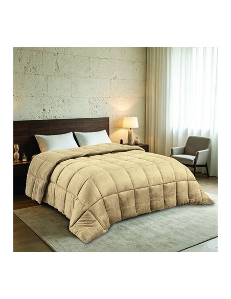 ΚΟΥΒΕΡΤΟΠΑΠΛΩΜΑ KING SIZE SHELBY BEIGE (240X260)