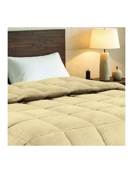 ΚΟΥΒΕΡΤΟΠΑΠΛΩΜΑ KING SIZE SHELBY BEIGE (240X260)