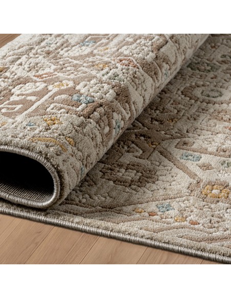 Beauty Home Χαλί Mirage Art 9844 Κρεμ,Μόκα