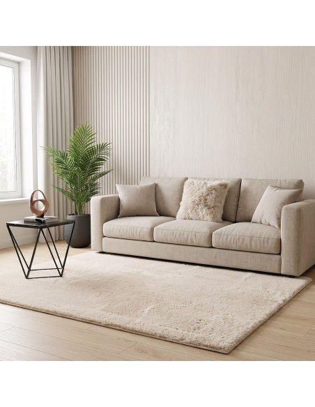 Beauty Home Χαλί Rabbit Art 9641 Εκρού 133x190