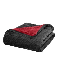 Beauty Home Κουβέρτα υπέρδιπλη διπλής όψεως Art 11601 Jacquard fleece 700gsm Fiesta Plus 220x240 Μαύρο 2