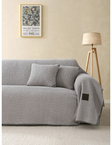 Beauty Home Ριχτάρι Τριθέσιο Lamb Plus Art 8831 175x300 Γκρι