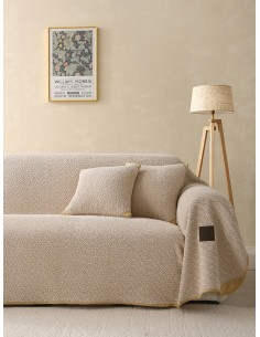 Beauty Home Ριχτάρι Τριθέσιο Lamb Plus Art 8833 175x300 Μπεζ 2