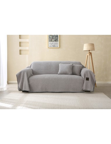 Beauty Home Ριχτάρια σετ 2τμχ Lamb Plus Art 8831 (175x250+175x300) Γκρι