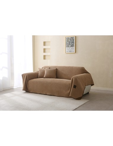 Beauty Home Ριχτάρια σετ 2τμχ Lamb Plus Art 8832 (175x250+175x300) Άμμου