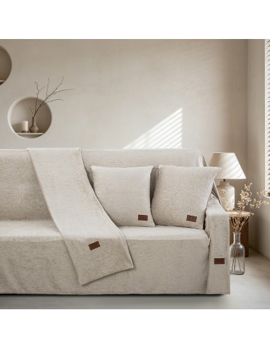 Beauty Home Σετ ριχτάρι 3τμχ Sienna Art 8673 (180x160+180x250+180x300) Μπεζ