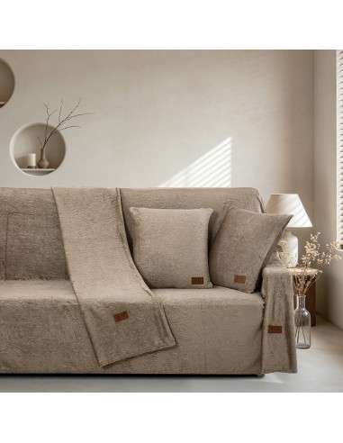 Beauty Home Σετ ριχτάρι 2τμχ Sienna Art 8675 (180x250+180x300) Μόκα