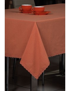 Τραπεζομάντηλο Art 8136  140x220  Πορτοκαλί 140x220  Beauty Home