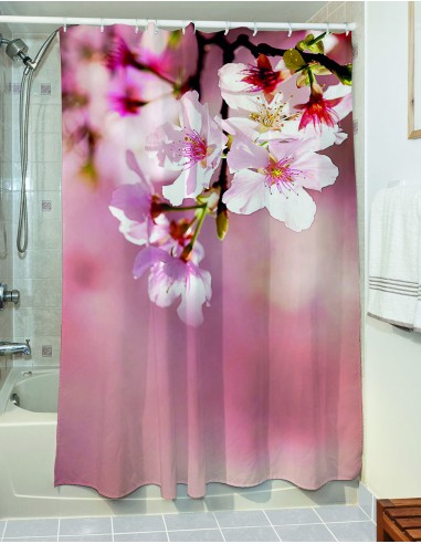 Κουρτίνα μπάνιου Wipe Art 3128 190x180 Ροζ   Beauty Home