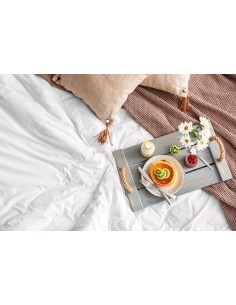 Παπλωματοθήκη Ξενοδοχείου μονή 5-Star 300tc Satin 100% Cotton Λευκό 170x250   Beauty Home