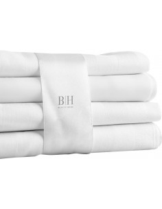 Παπλωματοθήκη Ξενοδοχείου υπέρδιπλη Lucid Percale CVC 80%Cot-20%Pol Λευκό 230x250   Beauty Home 2