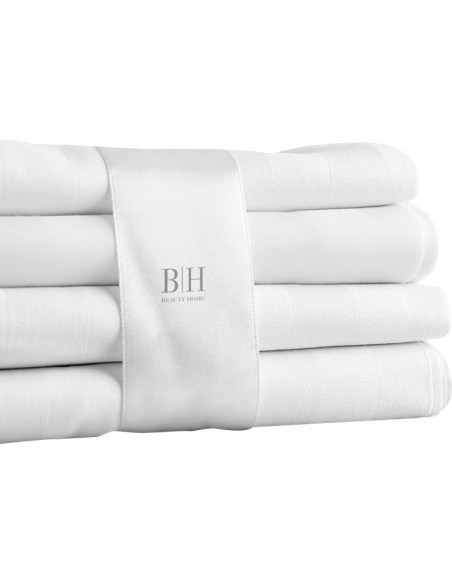 Παπλωματοθήκη Ξενοδοχείου υπέρδιπλη Lucid Percale CVC 80%Cot-20%Pol Λευκό 230x250