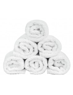 Πετσέτα Λαβέτα Ξενοδοχείου 500gsm Plain 100% Cotton 30x30 Λευκό   Beauty Home