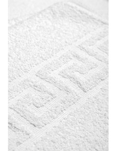 Πετσέτα Προσώπου Ξενοδοχείου Gentle 500gsm Greek Border 100% Cotton 50x95 Λευκό   Beauty Home 2