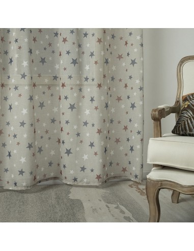 Κουρτίνα Art 6120  280x280  Μπεζ,Κόκκινο,Μπλε