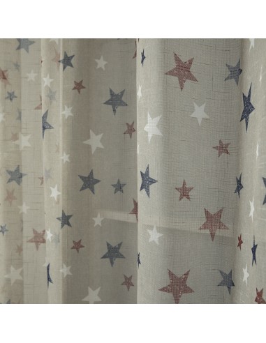 Κουρτίνα Art 6120  280x280  Μπεζ,Κόκκινο,Μπλε