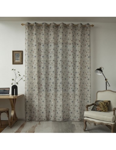 Κουρτίνα Art 6120  280x280  Μπεζ,Κόκκινο,Μπλε