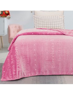 Κουβέρτα μονή φωσφορίζουσα Art 6134  160x220 Ροζ   Beauty Home 2