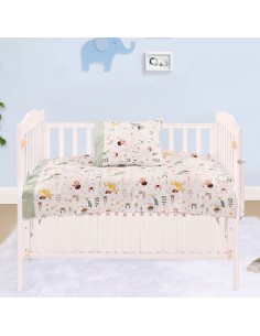 Σετ σεντόνια βρεφικά Art 5175  120x160 Πράσινο   Beauty Home 2