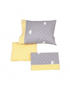 Σετ σεντόνια βρεφικά Art 5176  120x160 Κίτρινο   Beauty Home