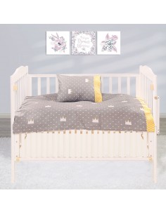 Σετ σεντόνια βρεφικά Art 5176  120x160 Κίτρινο   Beauty Home 2