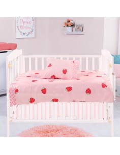 Σετ σεντόνια βρεφικά Art 5180  120x160 Ροζ   Beauty Home 2
