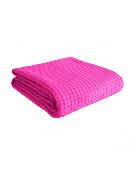 Πικέ μονή waffle Art 1990 Fuchsia  170x240 Φουξ   Beauty Home