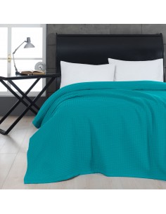 Πικέ μονή waffle Art 1990 Petrol  170x240 Πετρόλ   Beauty Home 2