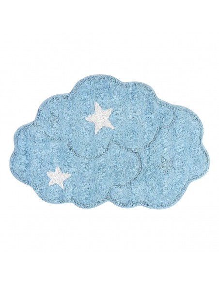 Χαλί βαμβακερό Cottony Art 9550 80x120 Σιέλ   Beauty Home