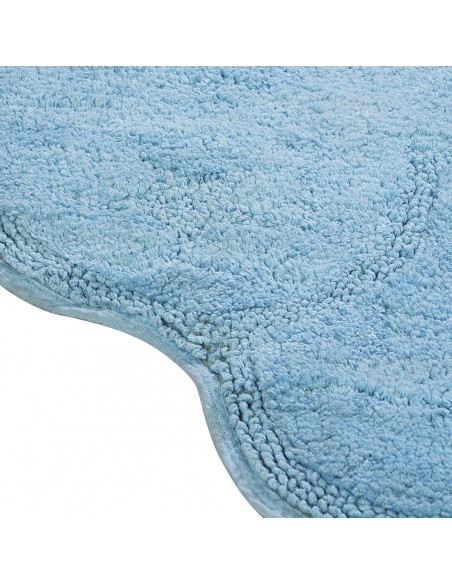 Χαλί βαμβακερό Cottony Art 9550 80x120 Σιέλ